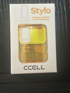 CCELL Stylo gold finish, front view — thumbnail
