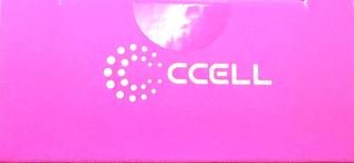 CCELL logo close-up on pink Stylo — thumbnail